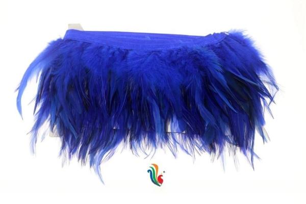 Decoração de festa Stretch Saddle Hackle Feather Fringe Trim Envio DHL Padrão tingido