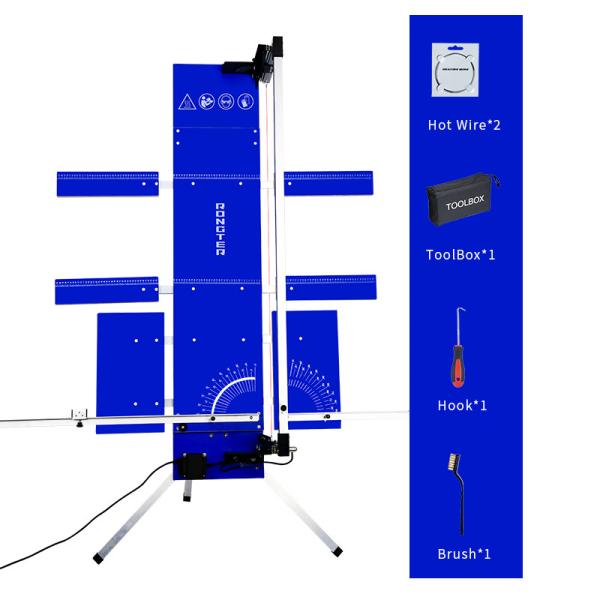 Máquina de corte quente azul do fio 110V-240V com asas