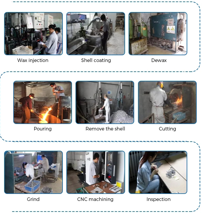 Carbon Steel Precision Casting Agricultural Machinery Spare Parts