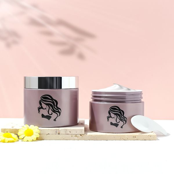 Recyclable PET Plastic Jar with Customizable Colors and High Impact Resistance for Cosmetic Cream Packaging