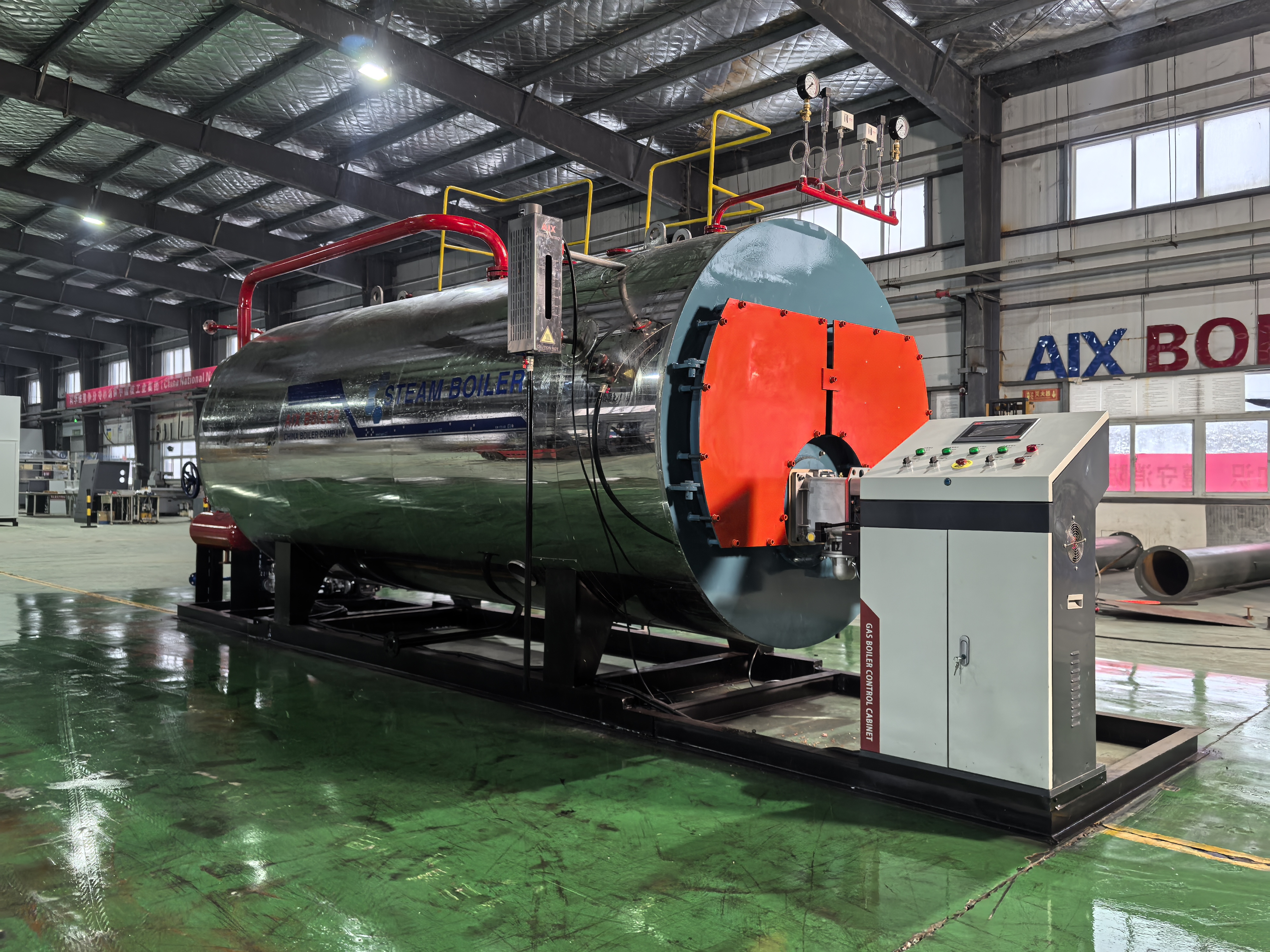Fire Tube High Power Oil Gas Fired Hot Water Boiler Building Heating Solution
