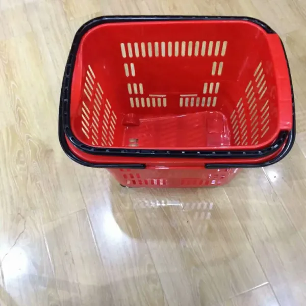 Большие супермаркеты Торговая корзина Пластиковая корзина магазинов