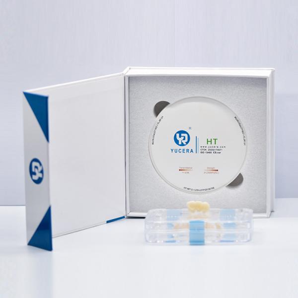 1200 Mpa HT Dental Zirconia Block CAD CAM CNC 5 Axis Milling