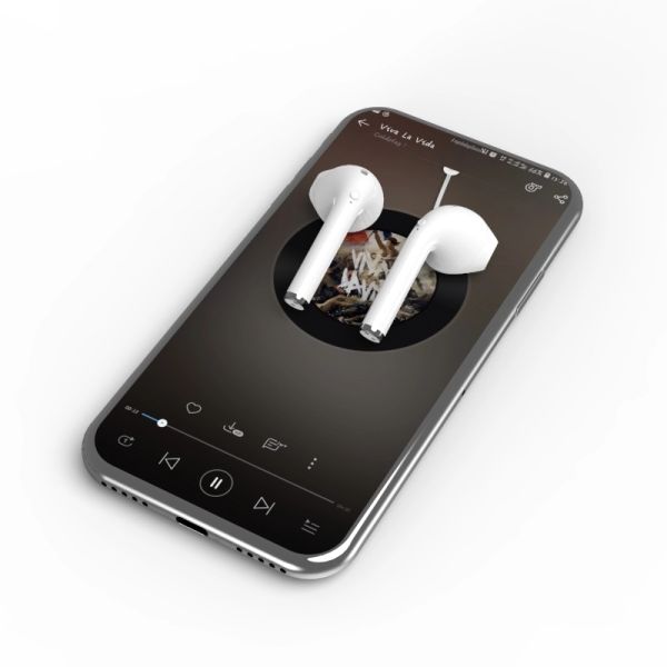 Small Bluetooth Headphones Tws Waterproof Wireless Earphones Copper Ring Material