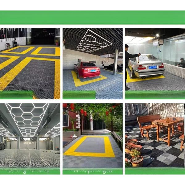 Black Interlocking PVC Garage Floor Tile The Ultimate Solution for Other Applications