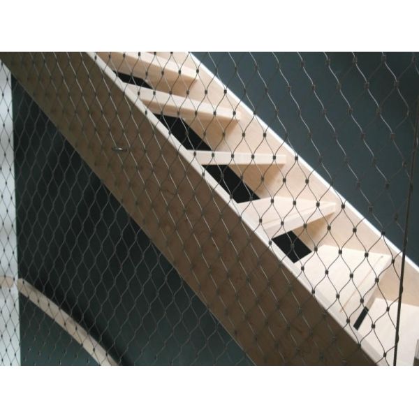 Ferrule Type Stainless Steel 316 Rope Mesh For Balustrade