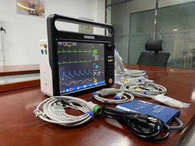 Equipamento de monitorização de sinais vitais de múltiplos parâmetros com ecrã de 12,1
