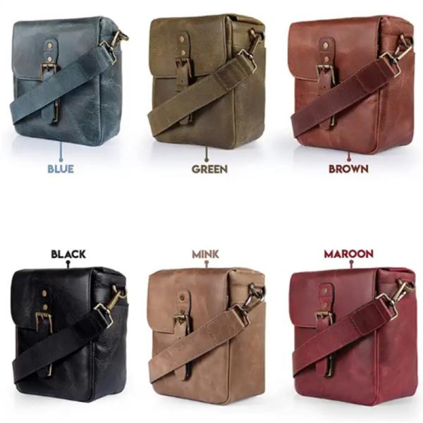 Genuine Leather Business Handbag Female Male Crossbody Bags Office Laptop Briefcase Bag