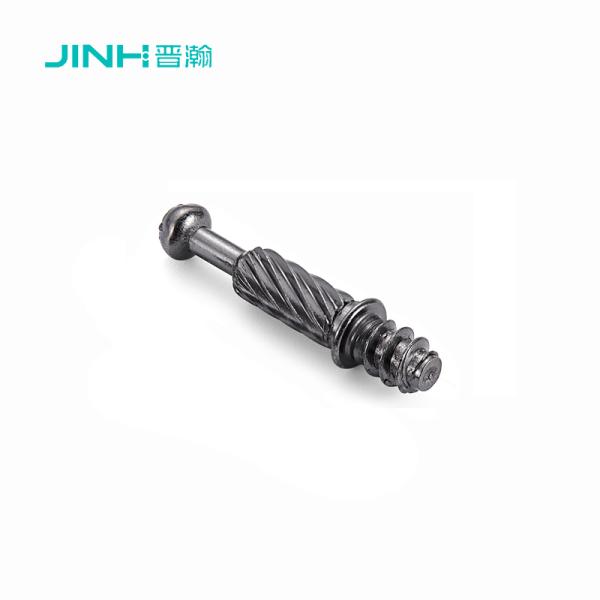 Jh-2169 Oem Customizable Minifix Connecting Bolts For Flat-Pack Furniture, Cold-Drawn Carbon Steel, 32mm Length