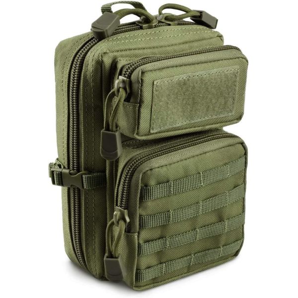 Tactical Molle Utility Pouch, EDC Tool Pouch Tactical Phone Pouches Mini Waist Pouches Medical EDC IFAK Pack Design
