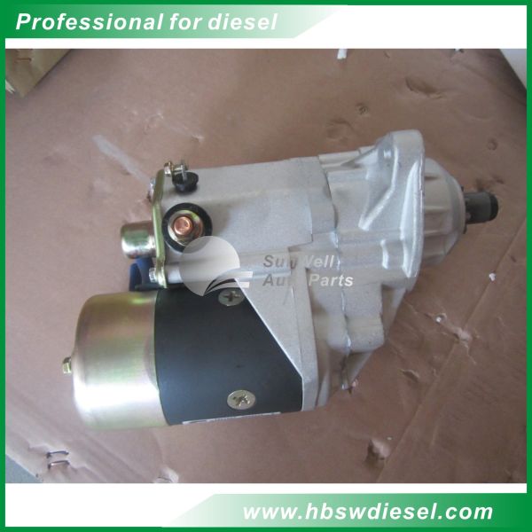 Cummins 6BT5.9 diesel engine 24v motor starter 3957593 = 3922474 228000-6670 generator for Komatsu PC200 excavator