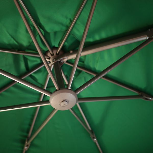 Custom Advertising Garden Umbrella with 70-150cm Arc Radius and Beach Parasol Stand