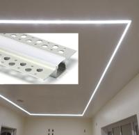 Logement de l'extrusion T5 de l'alliage d'aluminium 6063 de profil de plaque de plâtre de LED pour l'éclairage de plafond