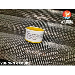 ASME SA213 T22 Serrated Finned Tube with Carbon Steel Fins For Boilers Banks
