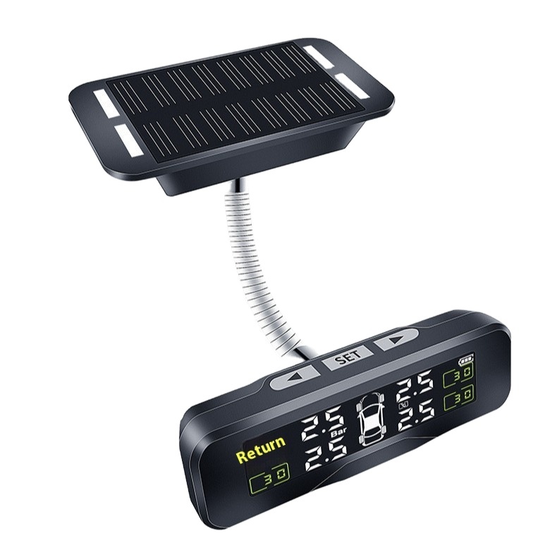 JYS TPMS S9 New Condition Car TPMS Tire Pressure Monitor with External Wireless Solar Sensor 1-Year Warranty Universal Fitment