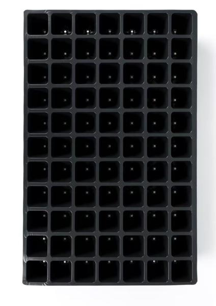 77 cellules plateau de semis de pépinière 1,5 mm épaisseur 150 g plateaux de démarrage de semences en plastique