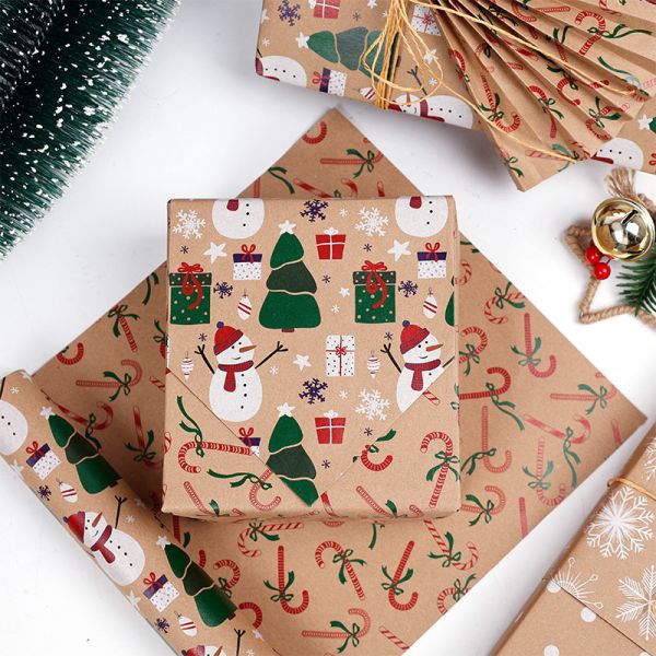 Christmas Luxury Wrapping Paper Collection Premium Cosmetic Gift Packaging Set