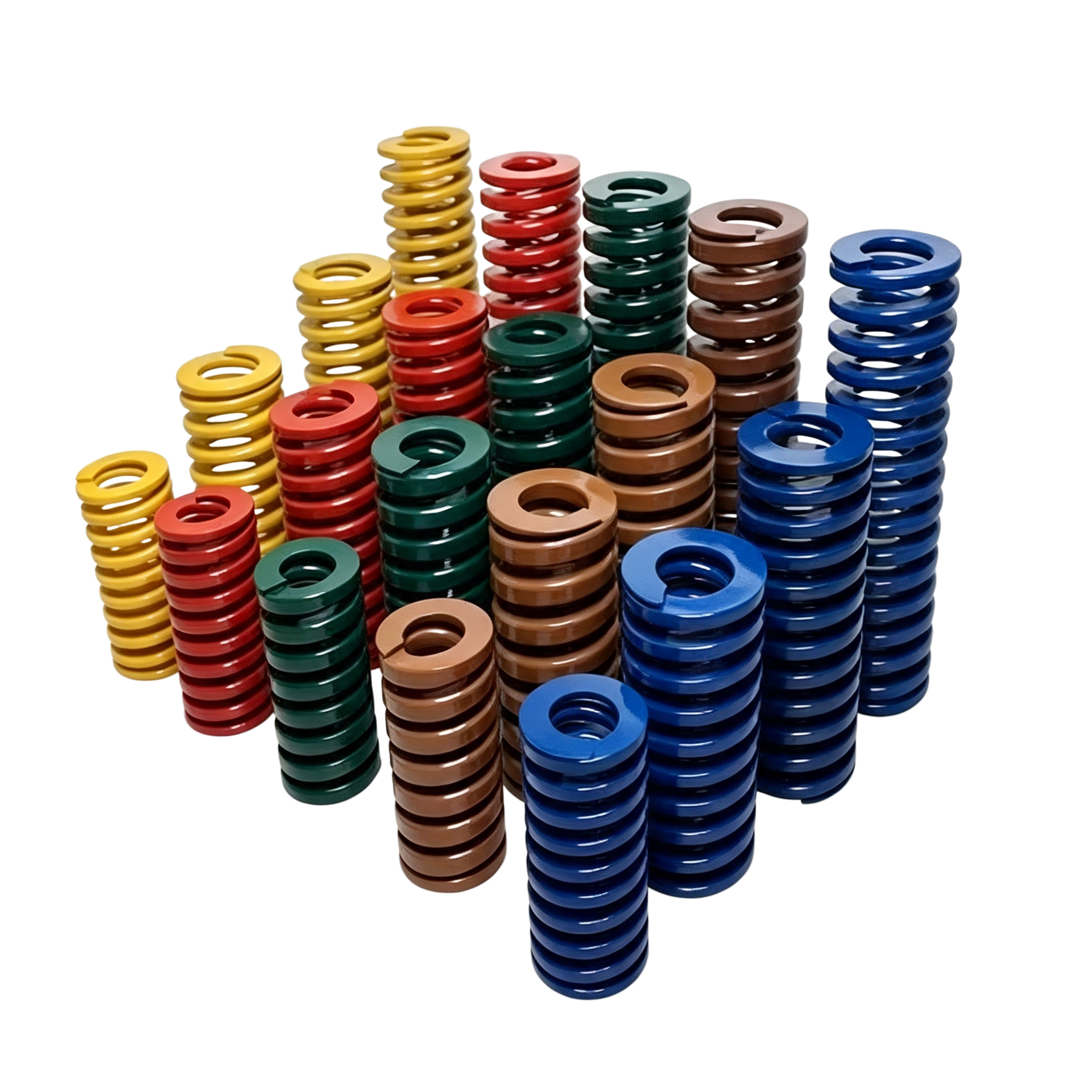 Rectangular Wire Compression Springs with High Load Capacity Superior Fatigue Resistance and Precision Manufacturing