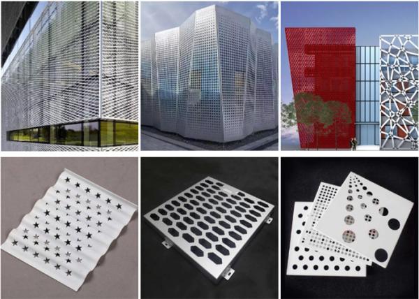 1.5mm 2.4m wide UV Print Decorative Metal Grate Sheet