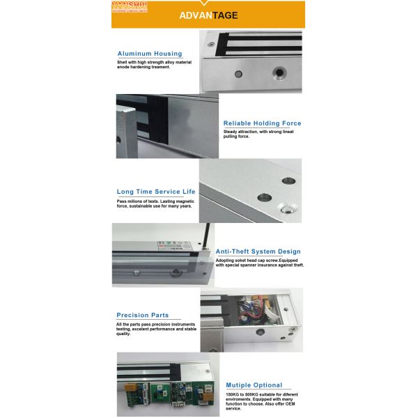 электромагнитные запирающие устройства 300КГ для двери стеклянной двери деревянной и огнеупорной двери