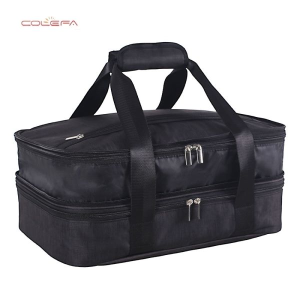 Oxford Fabric Best-Selling Pizza Insulated Bag Outdoor Travel Waterproof Insulated Camping Picnic Bag Wholesale with Custom LOGO