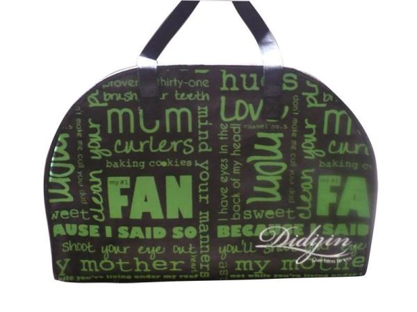 OEM 75g Black Zipper Shopping Bags, Non Woven Carrier Bag With Cardboard Bottom