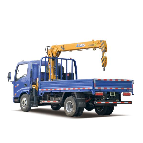 Truck Crane 5 Ton Straight Boom Crane Hydraulic Truck Mounted Crane