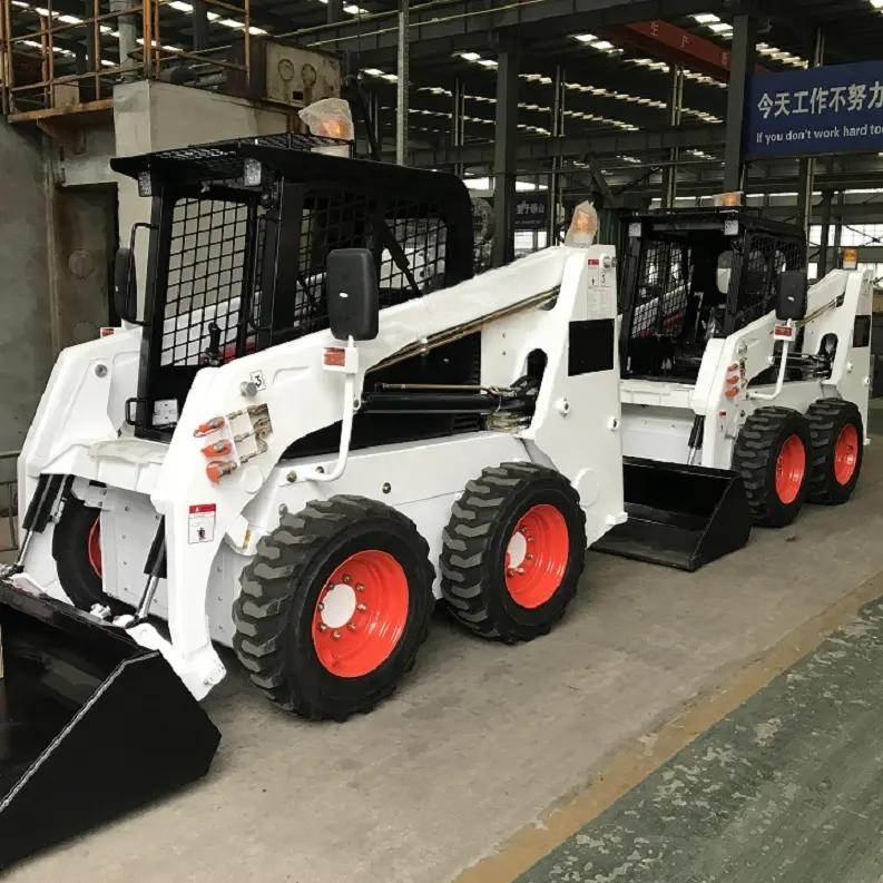 4x4 Wheel Drive Mini Skid Steer Loader CE EPA Certified Attachments Excavator Bucket
