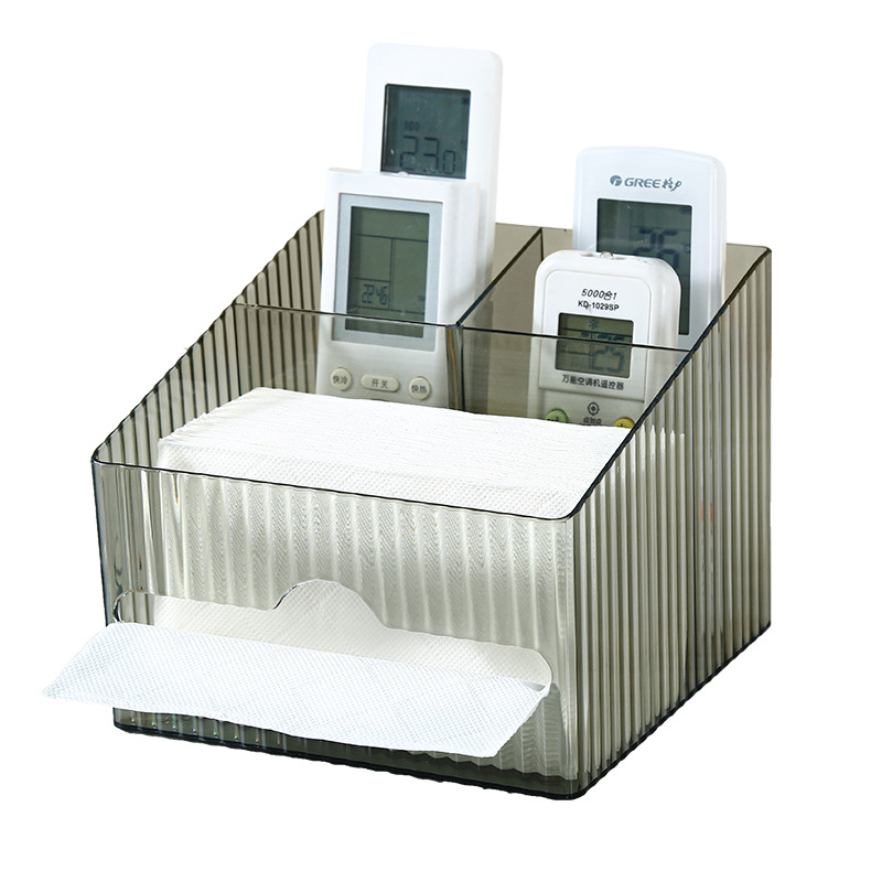 Tissue Box Desktop Storage Box Cute Remote Control Storage Multi-functional Creative Pen Holder