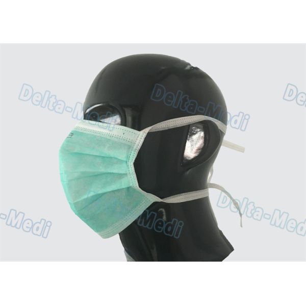 Зеленый цвет лицевой щиток гермошлема 3 Плы не сплетенный, стерильные устранимые медицинские лицевые щитки гермошлема