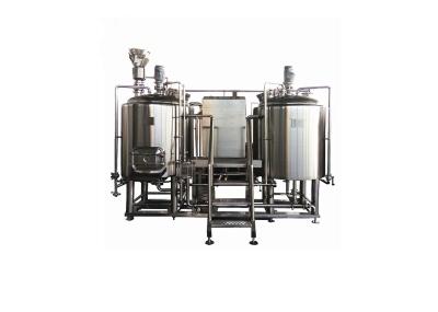 200L 2 Vessel Brewhouse 316 Stainless Steel Material For Beer Brewing Process