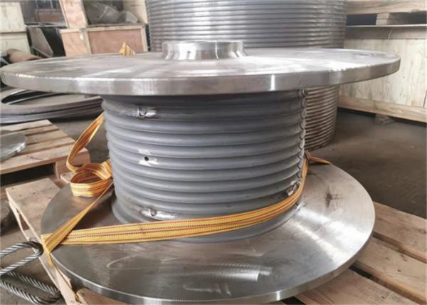Lebus estável eficiente sulcou o arranjo do cilindro da corda de fio com luvas