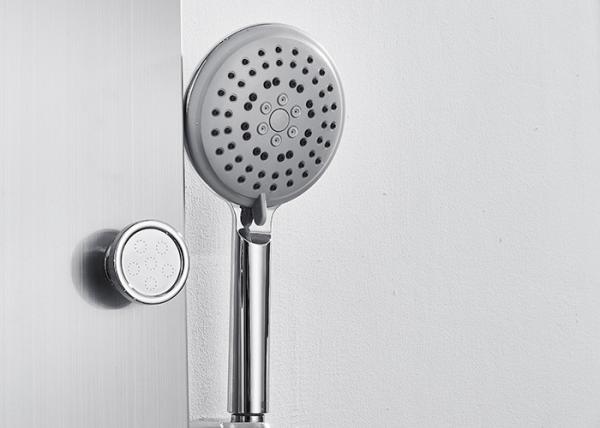 ROVATE Nickel Brushed Rain Shower Panel Round Shape For Indoor Shower Room