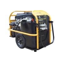 Circuito del doble del flujo 60lpm de la unidad portátil de la energía hydráulica de 27HP 20L alto