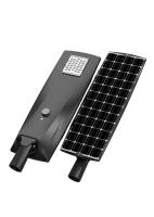 Éclairage routier de 50 watts LED tout en un matériel en aluminium de corps de lampe de Luxeon 5050