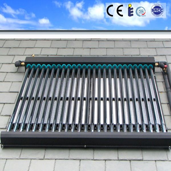 15 Tubes Pressurized Solar Collector , Solar Heat Pipe Collector For Hotel