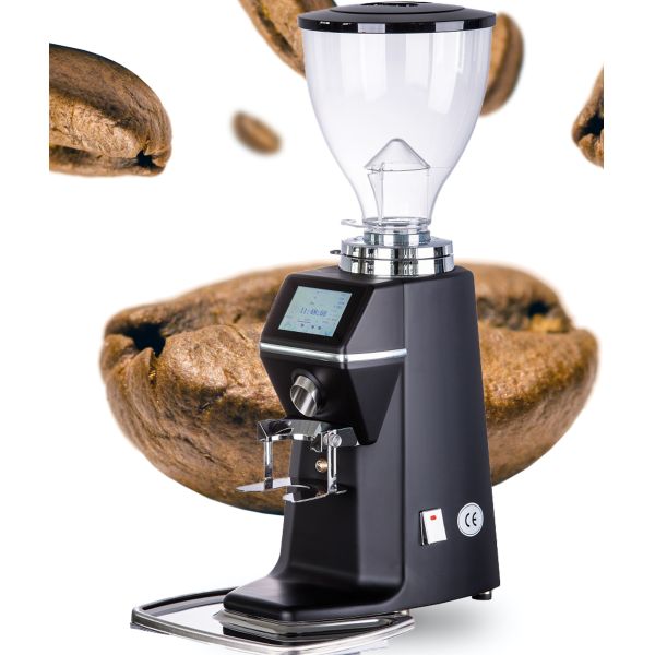 Touchscreen Disc Coffee Grinder Espresso Bean Machine 220V 10 - 15kg/h