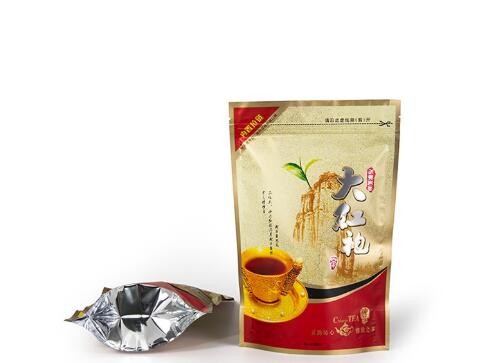 Aluminum Foil k Stand Up Pouch Own Logo Print Customized Resealable Plastic Bags For Tea Packaging