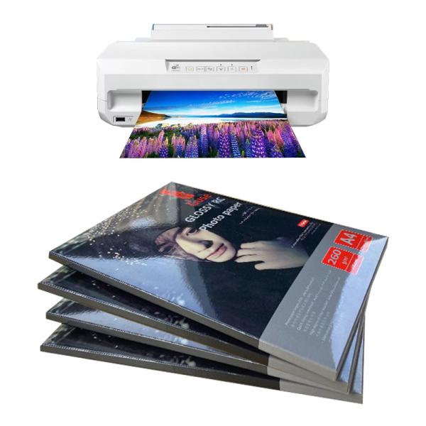 Foto lustrosa 260gsm de papel de RC A4 para álbuns de Photograthy do casamento
