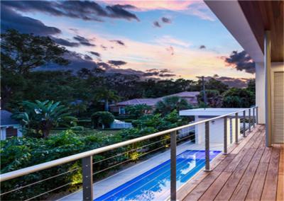 Prima Building Stainless Steel Wire Railing Systems , Stainless Steel Balcony Railing Designs