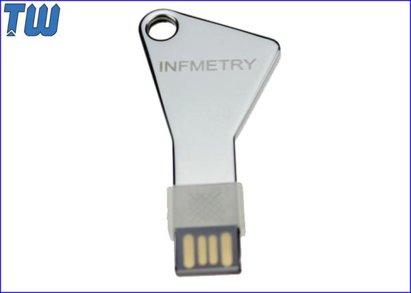 Triangle Stainless Key Disk 8GB USB Pen Drives Free Cap Protection