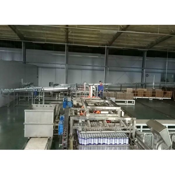 High Speed Automatic Palletizer Machine Can Depalletizer PLC Control System
