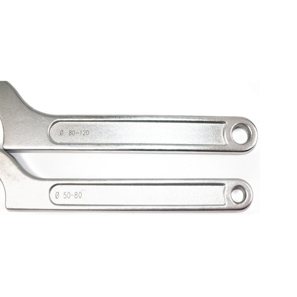 4pc Forged Steel Wrench 19 To 175mm Adjustable C Hook Anti Erosion