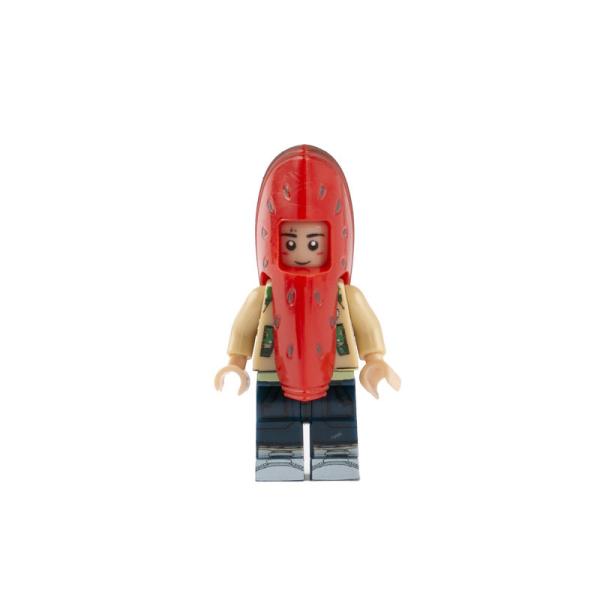 MOC city accessories compatible with legoinglys bunny suit guy mini figures building blocks