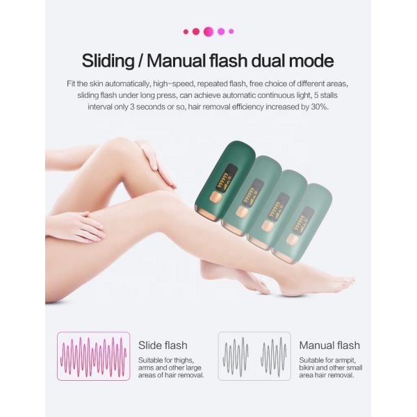 Experience Professional Results at Home with Our OEM Logo IPL Hair Removal Device