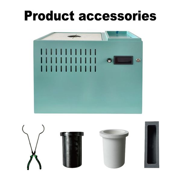 27KG Lightweight 220V Single Phase 5KW Melting Furnace for Jewelry Smelting and Precious Metal Casting