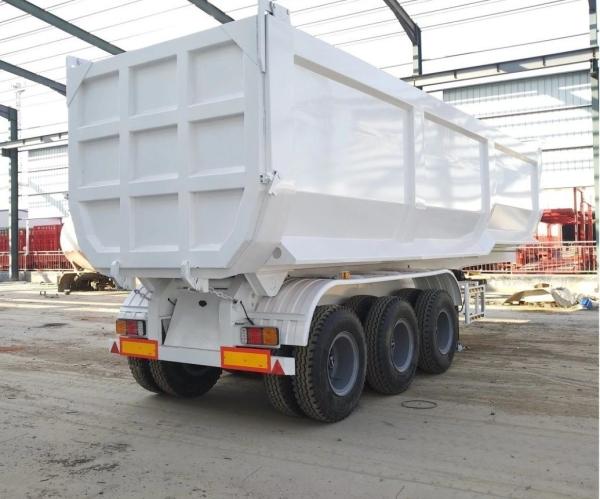 Customized 3 Axles 80 Tons Heavy Duty Dump Trailer Hydraulic Tipping Tipper Semi Trailer
