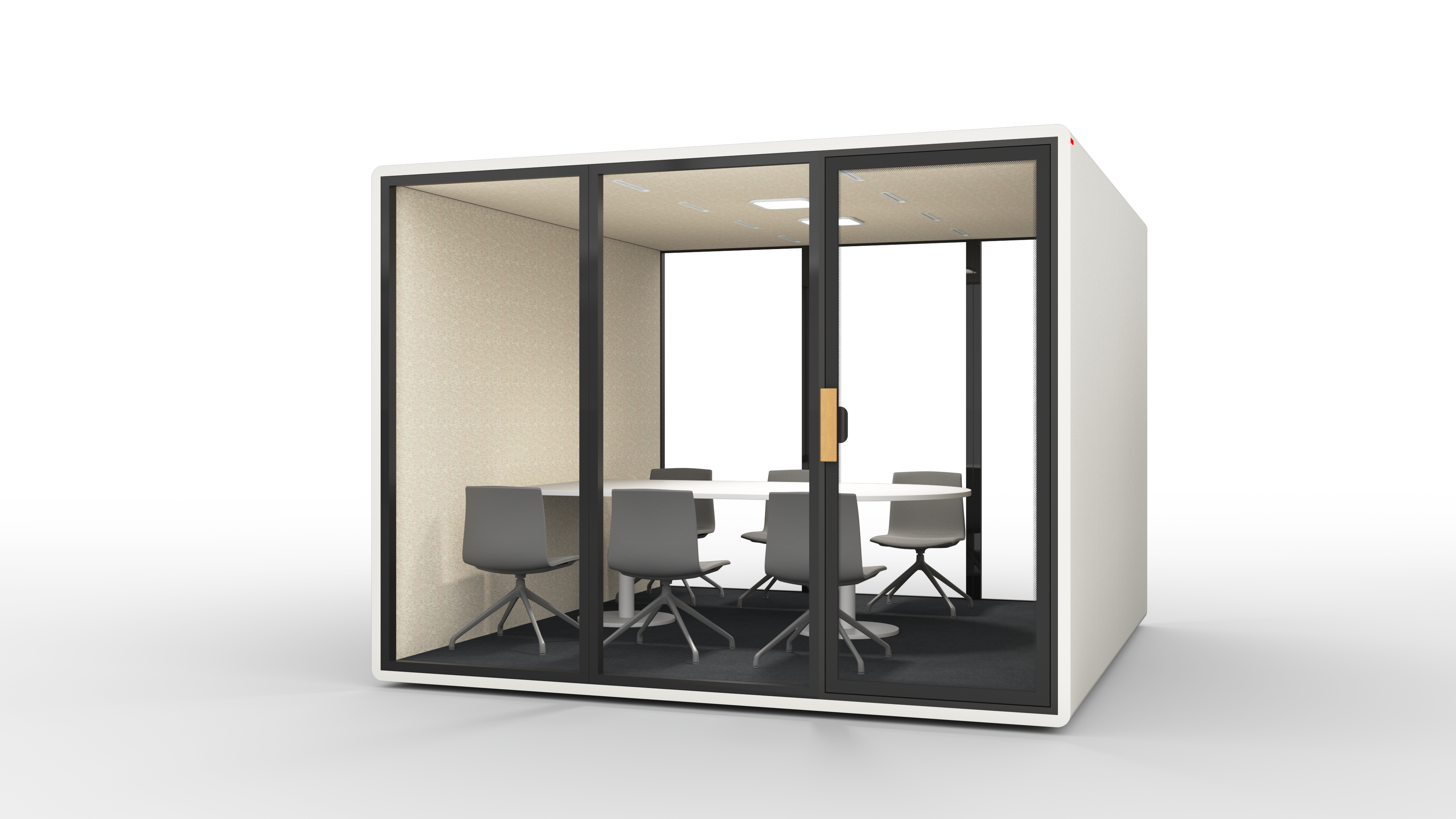 6-Person Soundproof Meeting Pod for Modern Open Offices