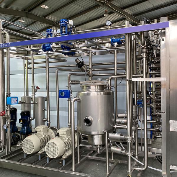 Full Automatic Uht Milk Sterilizer SUS304 Material PLC Control