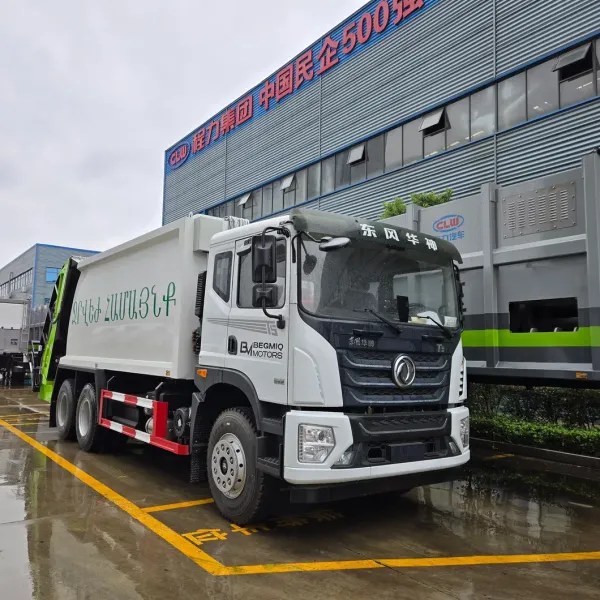 Sell Export Sanitation Garbage Truck 24cmb Compression Garbage Truck 6X4 Drive for Customization.
